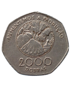 São Tomé e Príncipe 2000 dobras 1997 FAO