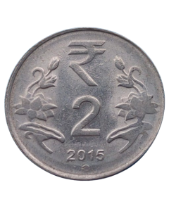 Índia 2 Rúpias 2015
