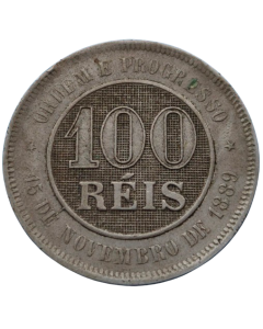 Brasil 100 Réis 1889 - República