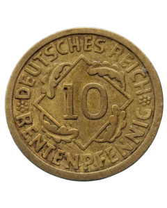 Alemanha 10 Rentenpfennig 1924