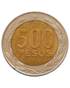 Chile 500 Pesos 2016