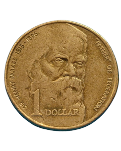 Austrália 1 Dólar 1996 - 100º Aniversário - Morte de Sir Henry Parkes