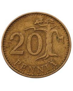 Finlândia 20 pennya 1963