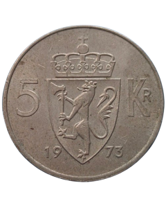 Noruega 5 Coroas 1973
