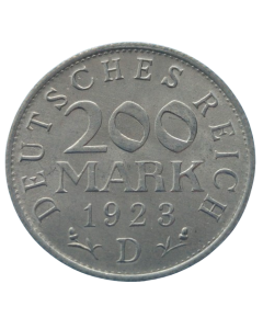 Alemanha 200 Mark 1923 D