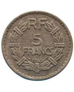 França 5 francos 1945