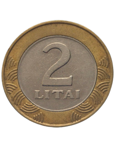 Lituânia 2 Litas 2001