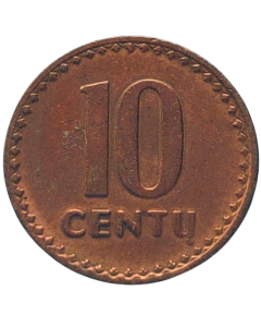 Lituânia 10 Centas 1991