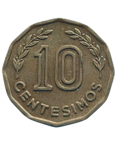 Uruguai 10 centésimos 1976