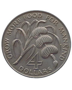 Barbados 4 dólares 1970 - FAO