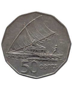 Fiji 50 Cêntimos 1990