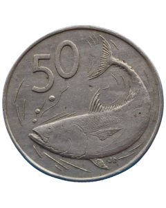 Ilhas Cook 50 Cêntimos 1972