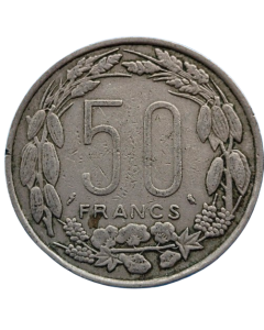Estados da África Equatorial 50 francos 1961