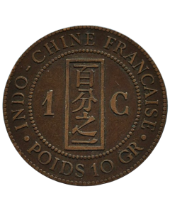  Indochina Francesa 1 cêntimo 1887
