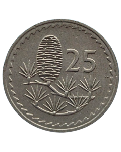 Chipre 25 Mils 1980