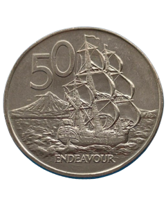 Nova Zelândia 50 cêntimos 1988