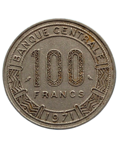 Camarões 100 Francos 1971