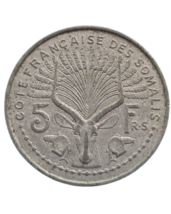 Somalilândia Francesa 5 francos 1948