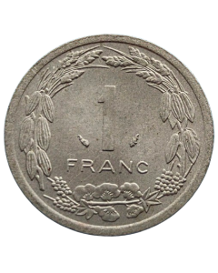 África Central (BEAC) 1 Franco 1976