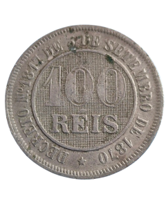 Brasil 100 réis 1889 - Império