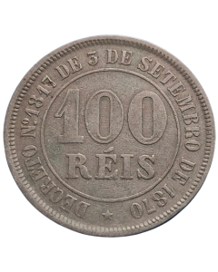 Brasil 100 réis 1882