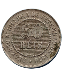 Brasil 50 Réis 1887