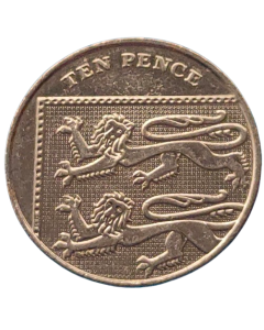 Reino Unido 10 Pence 2012 - Escudo Britânico