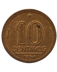 Brasil 10 Centavos 1954