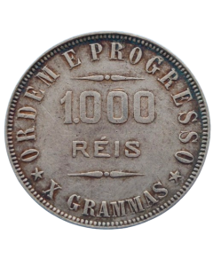 Brasil 1000 Réis 1912 - Prata