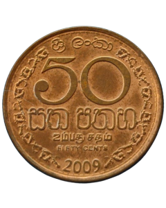 Sri Lanka 50 cents 2009
