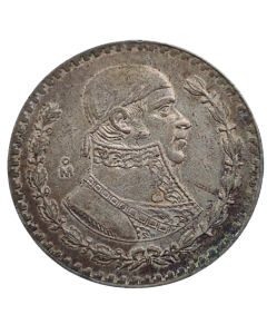 México 1 Peso 1961 - Prata