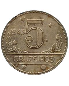Brasil 5 Cruzeiros 1943