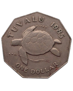 Tuvalu 1 Dólar 1985