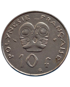 Polinésia Francesa 10 francos 1998
