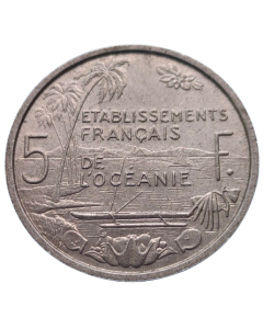 Oceania Francesa 5 francos 1952