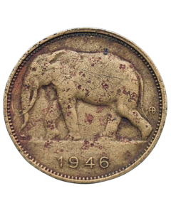 Congo Belga 1 Franco 1946