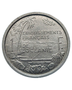 Oceania Francesa 1 franco 1949