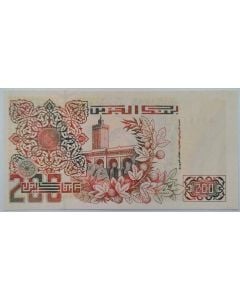 Argélia 200 dinares 1992 FE