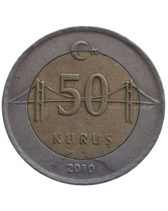 Turquia 50 Kurus 2010