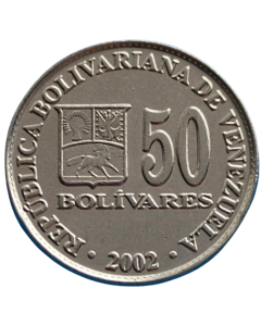 Venezuela 50 Bolívares 2002