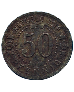 Cidade de Witten 50 Pfennig 1919