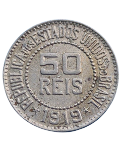 Brasil 50 Réis 1919