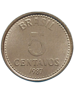 Brasil 5 Centavos 1987