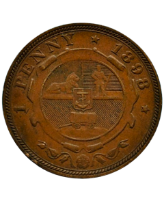 República Sul-Africana 1 Penny 1898