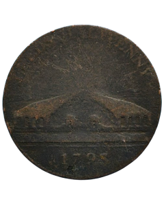 Reino Unido ½ Penny 1793 
