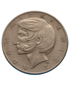 Polônia 10 zlotych 1975 - Adam Mickiewicz
