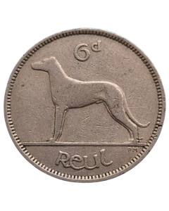 Irlanda 6 pence 1946