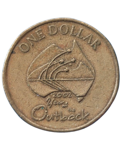 Austrália 1 dólar 2002 - Ano do Outback