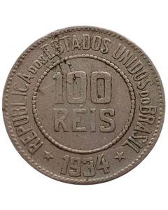 Brasil 100 Réis 1934