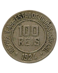 Brasil 100 Réis 1924
